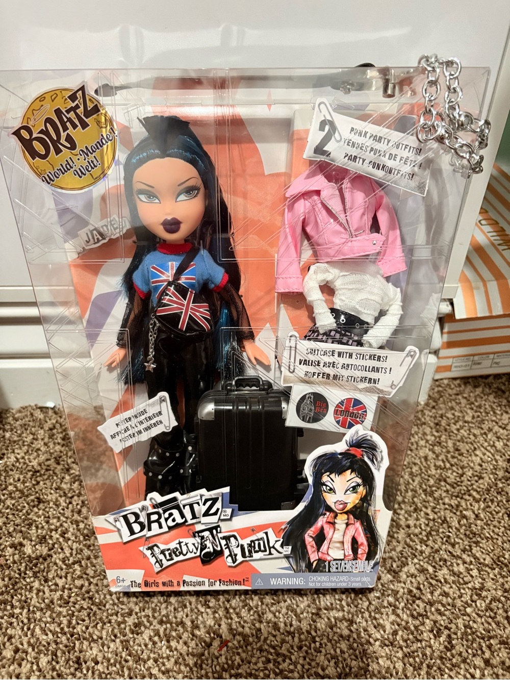 Bratz Pretty 'N Punk Jade Doll with Pink Jacket & Black Outfit